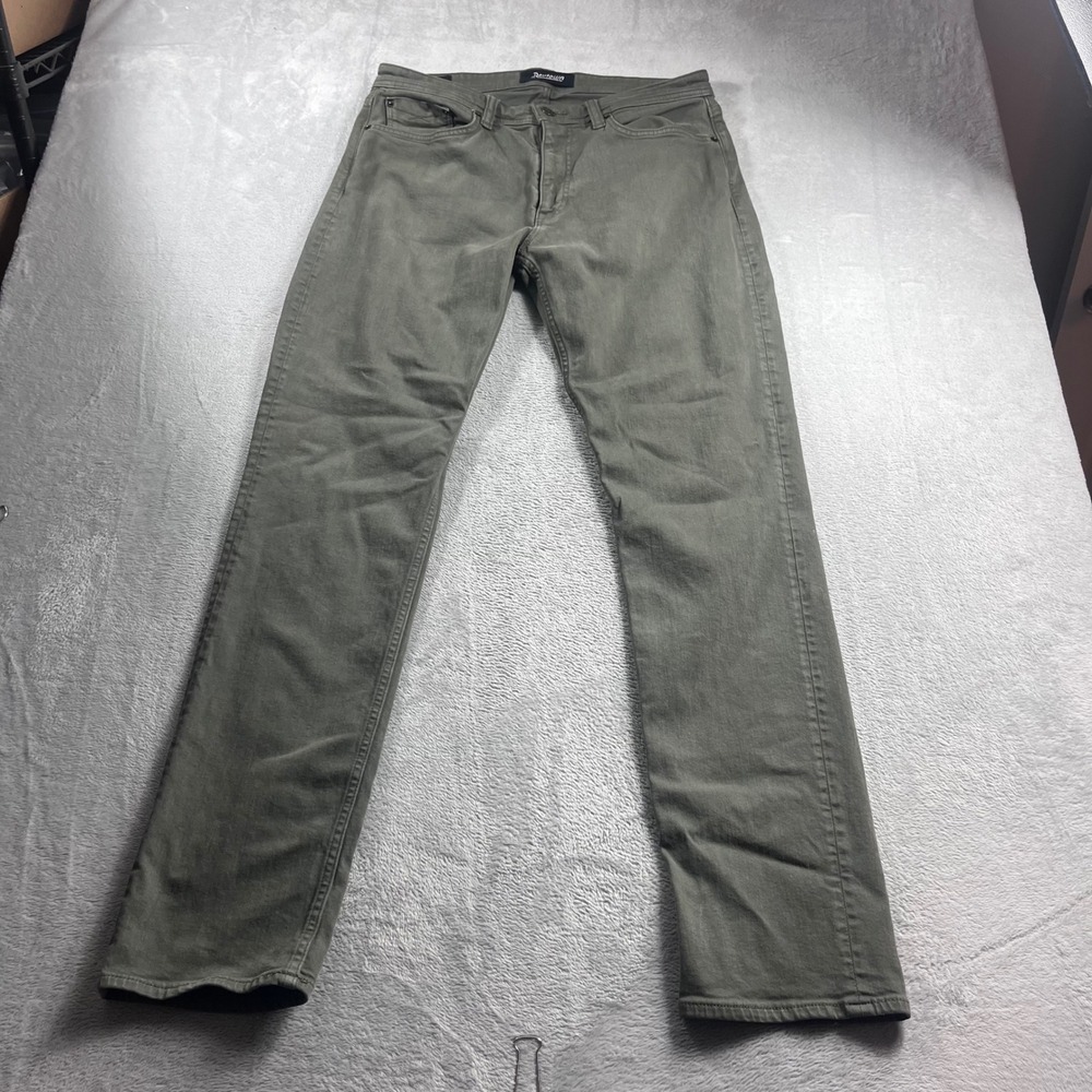 Revtown Sharp Decade Denim Jeans Mens 34x34 Olive Green Stretch Pants